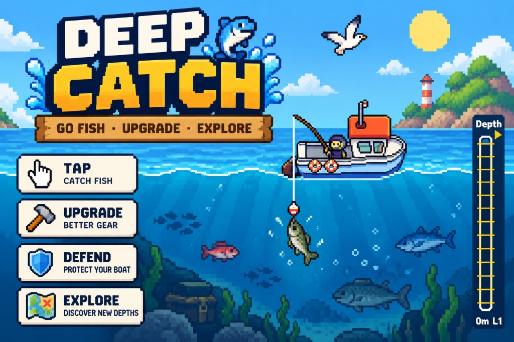Deep Catch, a kid-friendly educational game
